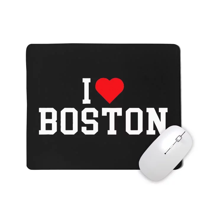 I Love Boston Massachusetts Throwback Mousepad