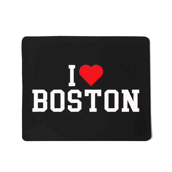 I Love Boston Massachusetts Throwback Mousepad