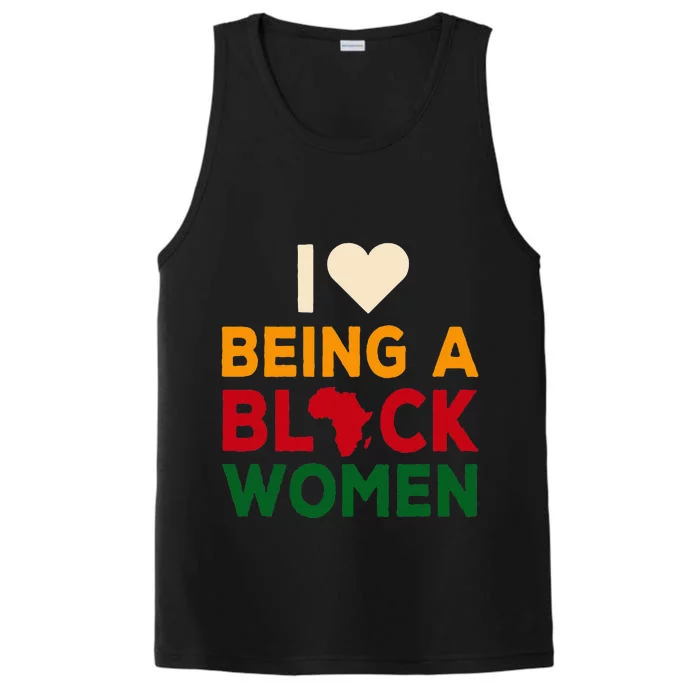 I Love Being A Black Women Black History Month Performance Tank