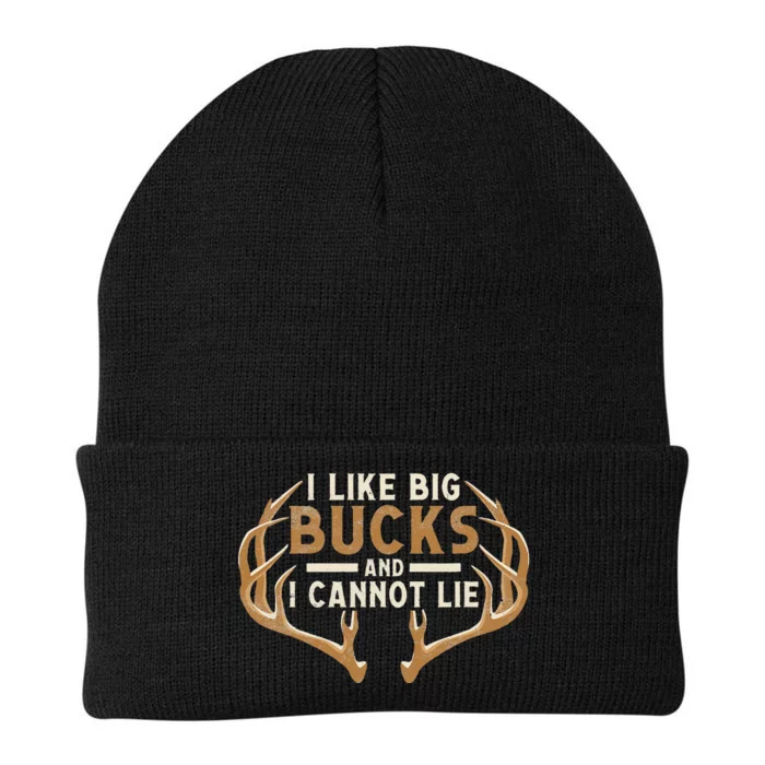 I Like Big Bucks And I Cannot Lie Hunter Deer Hunting Knit Cap Winter Beanie