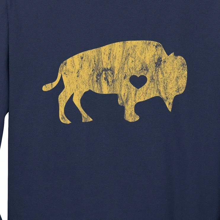 I Love Buffaloes Golden Buffalo Bison Lover Gift Ideas Long Sleeve Shirt