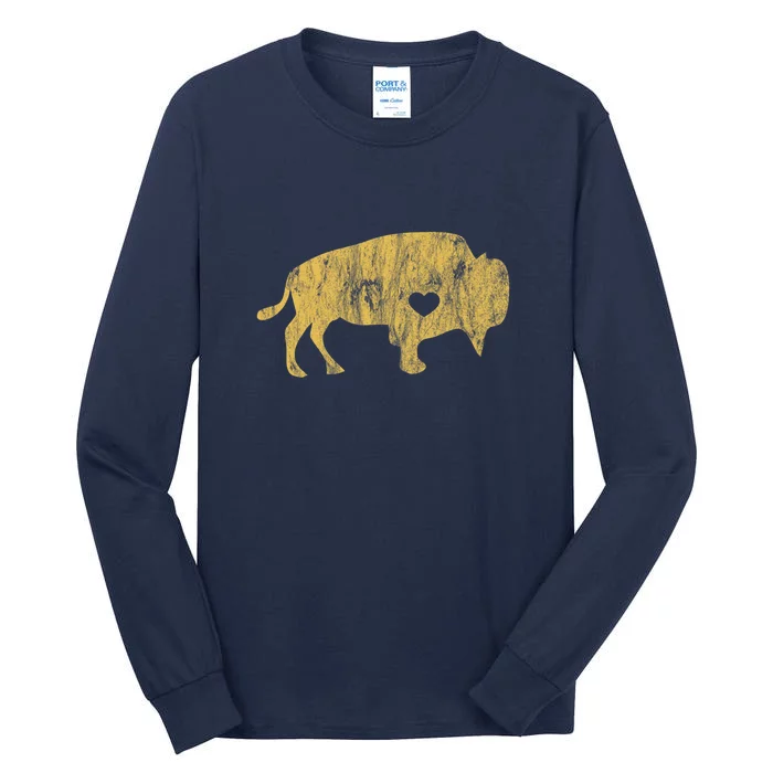 I Love Buffaloes Golden Buffalo Bison Lover Gift Ideas Tall Long Sleeve T-Shirt