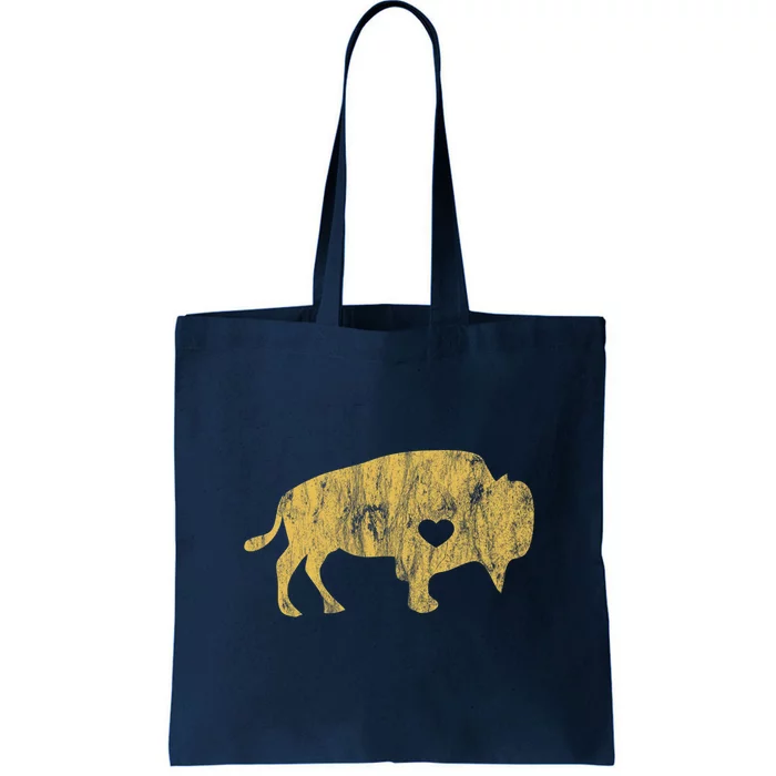 I Love Buffaloes Golden Buffalo Bison Lover Gift Ideas Tote Bag