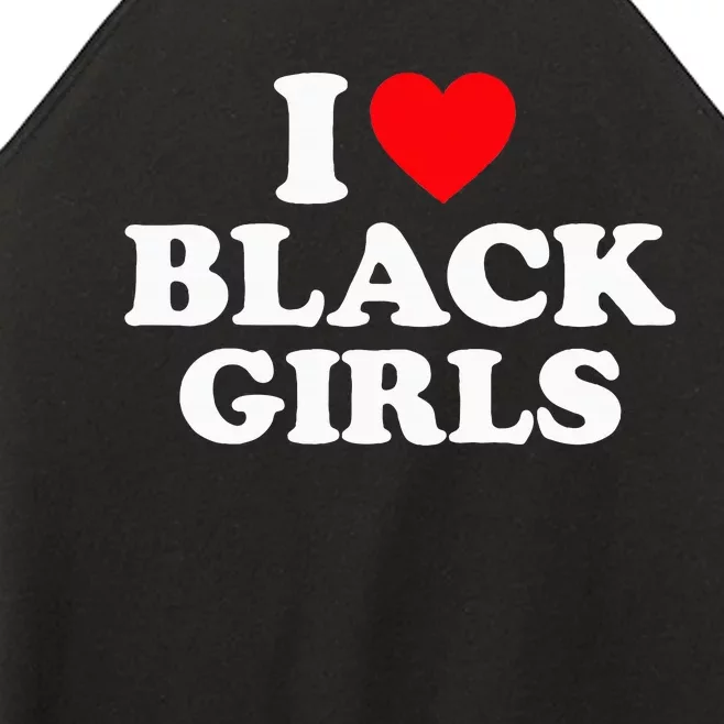 I Love Black Women’s Perfect Tri Rocker Tank