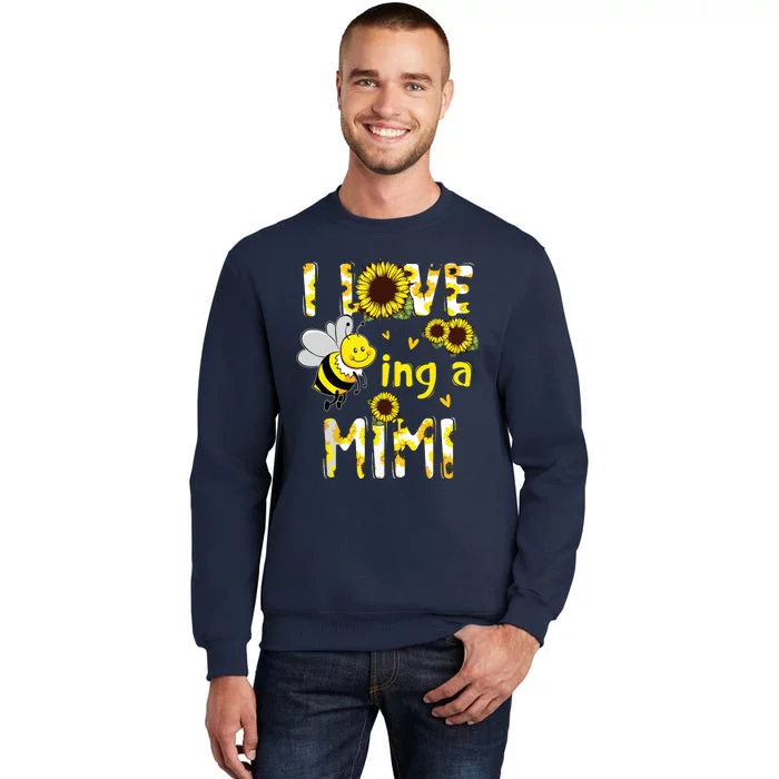 I Love Being A Mimi Sunflower Bee, Mother's Day Sweatshirt