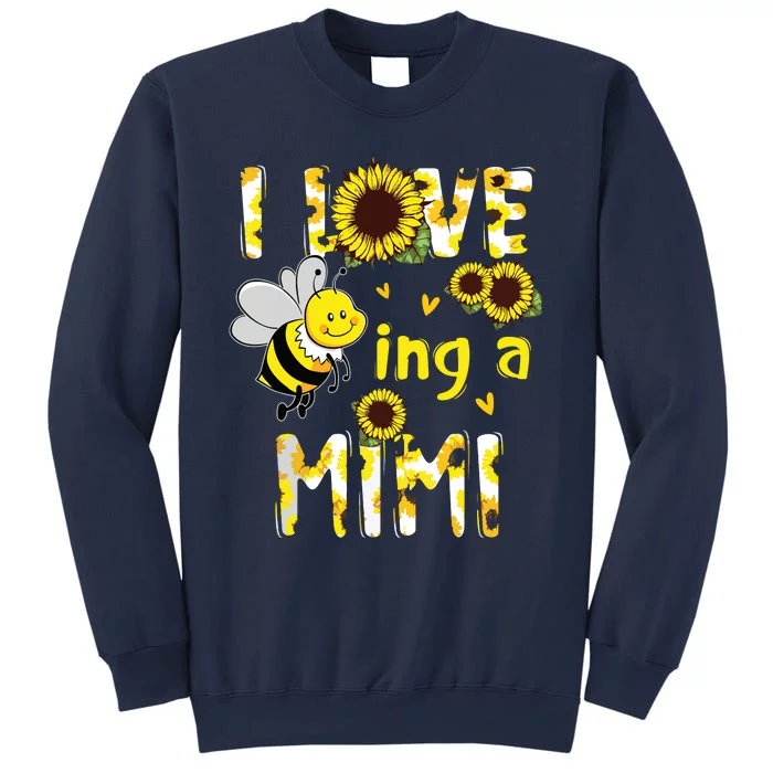 I Love Being A Mimi Sunflower Bee, Mother's Day Sweatshirt