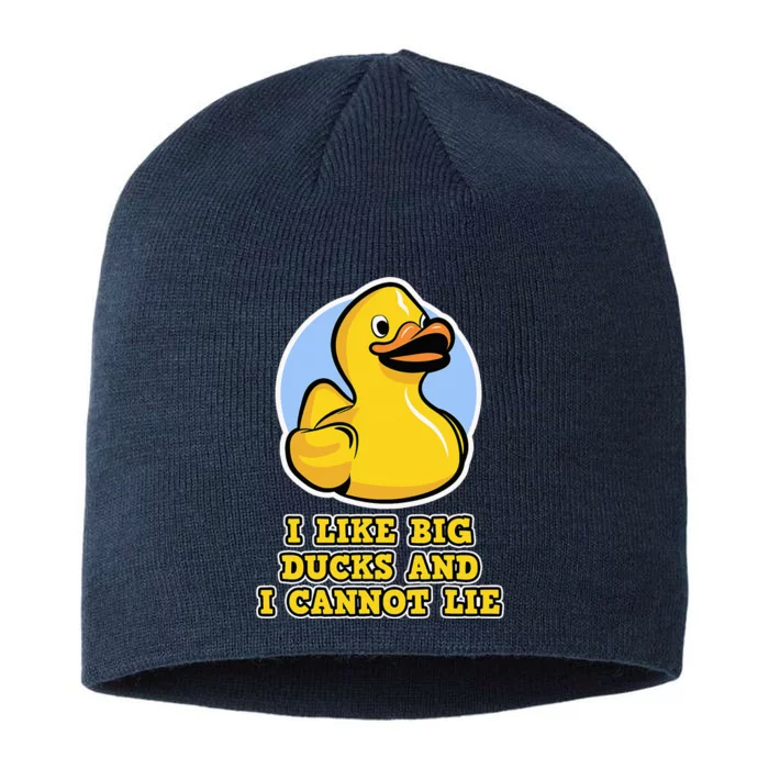 I Like Big Ducks And I Cannot Lie Rubber Duck 8 1/2in Sustainable Knit Beanie