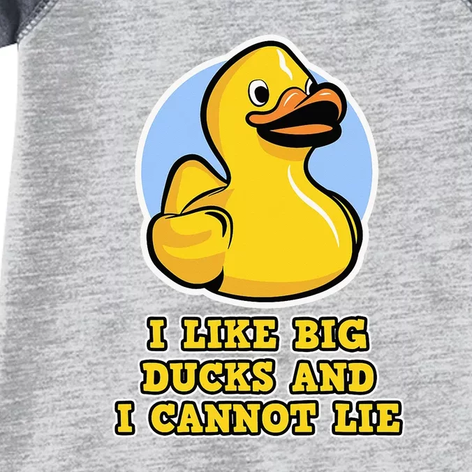 I Like Big Ducks And I Cannot Lie Rubber Duck Infant Baby Jersey Bodysuit