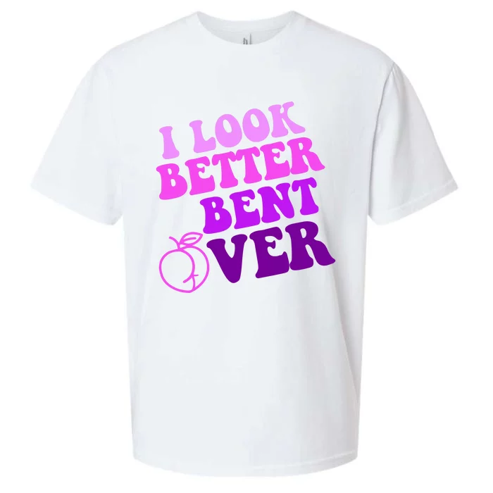 I Look Better Bent Over Peachy Booty Funny Sueded Cloud Jersey T-Shirt