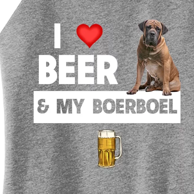 I Love Beer And My Boerboel Hunting Dog Mom Dad Ing Meaningful Gift Women’s Perfect Tri Rocker Tank