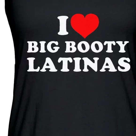 I Love Boobies Heart Souvenir Funny valentine day Ladies Essential Flowy Tank