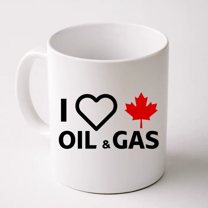 I Love Canadian Oil & Gas Front & Back Coffee Mug