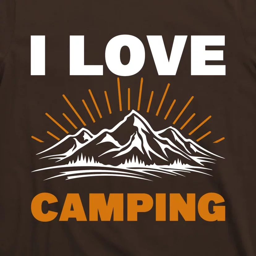 I Love Camping T-Shirt