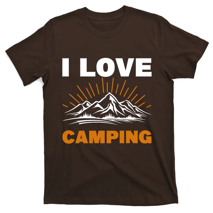 I Love Camping T-Shirt