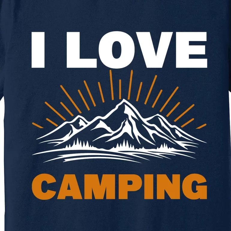 I Love Camping Premium T-Shirt