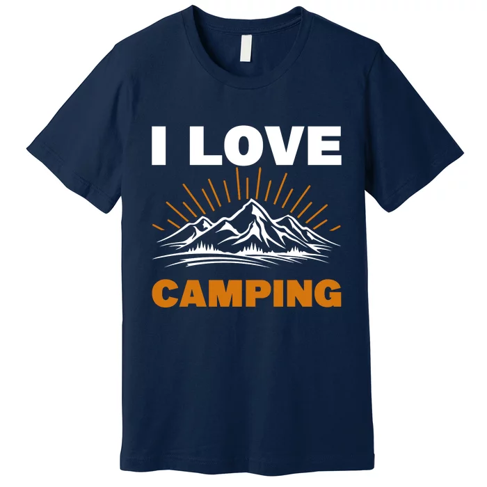 I Love Camping Premium T-Shirt