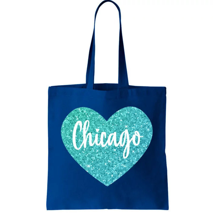 I Love Chicago Usa Heart Great Gift Tote Bag