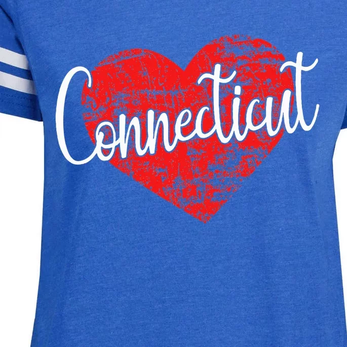 I Love Connecticut Cool Connecticut Enza Ladies Jersey Football T-Shirt