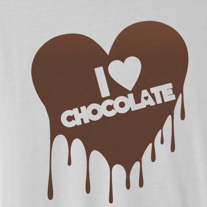 I Love Chocolate Candy Heart Lover ChromaSoft Performance T-Shirt