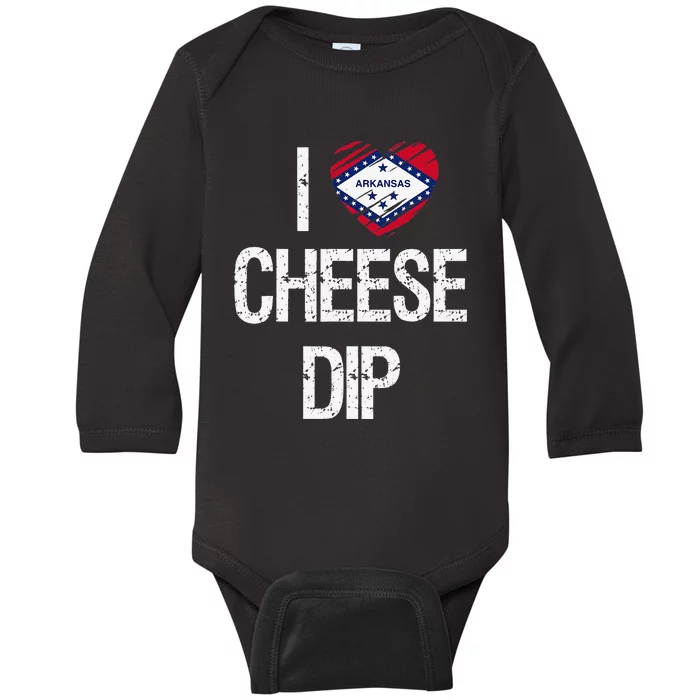 I love Cheese Dip from Arkansas Baby Long Sleeve Bodysuit