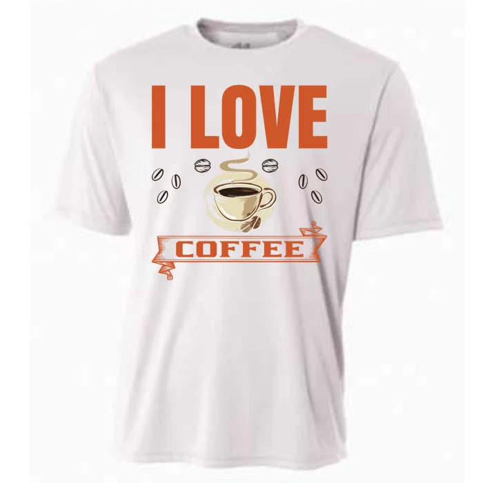 I Love Coffee Cooling Performance Crew T-Shirt