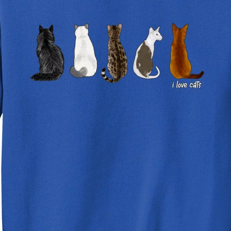 I Love Cats For Cat Lovers Gift Sweatshirt