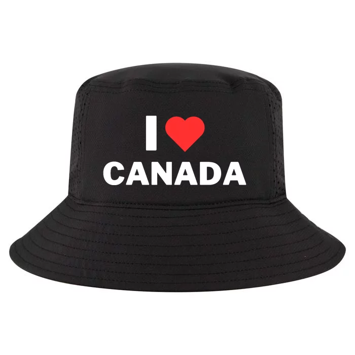 I Love Canada Cool Comfort Performance Bucket Hat