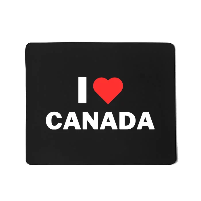 I Love Canada Mousepad