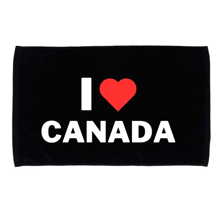 I Love Canada Microfiber Hand Towel