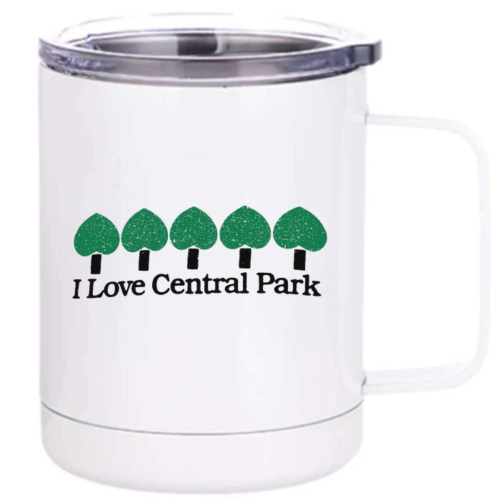 I Love Central Park Front & Back 12oz Stainless Steel Tumbler Cup