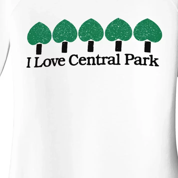 I Love Central Park Women's Perfect Tri Tunic Long Sleeve Shirt