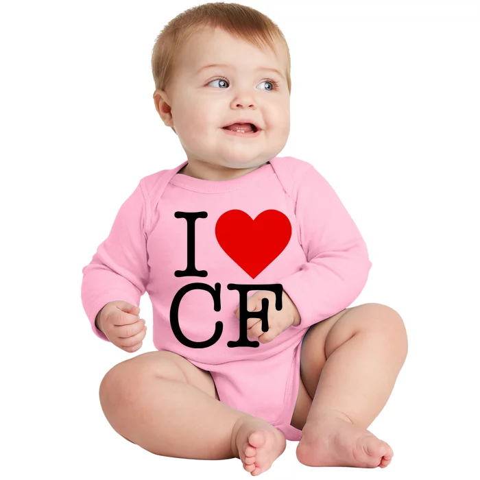 I Love Charlotte Folk Baby Long Sleeve Bodysuit