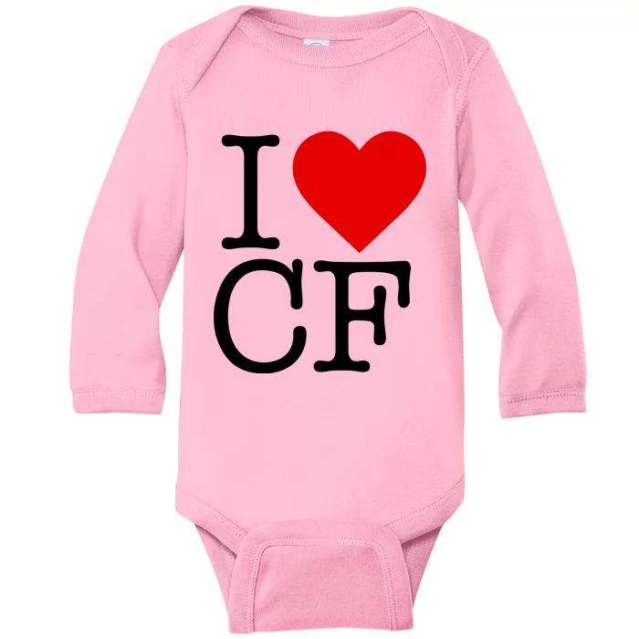 I Love Charlotte Folk Baby Long Sleeve Bodysuit