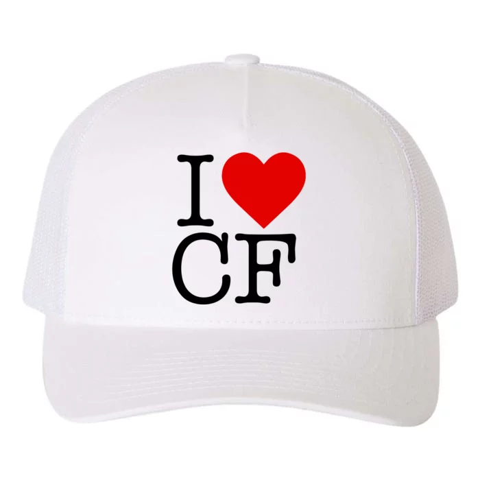 I Love Charlotte Folk Yupoong Adult 5-Panel Trucker Hat