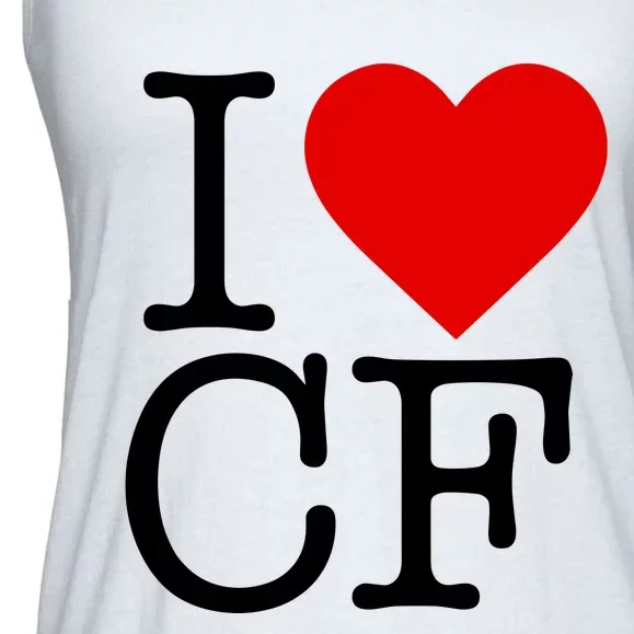 I Love Charlotte Folk Ladies Essential Flowy Tank