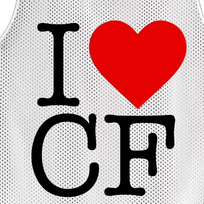 I Love Charlotte Folk Mesh Reversible Basketball Jersey Tank