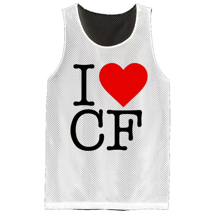 I Love Charlotte Folk Mesh Reversible Basketball Jersey Tank