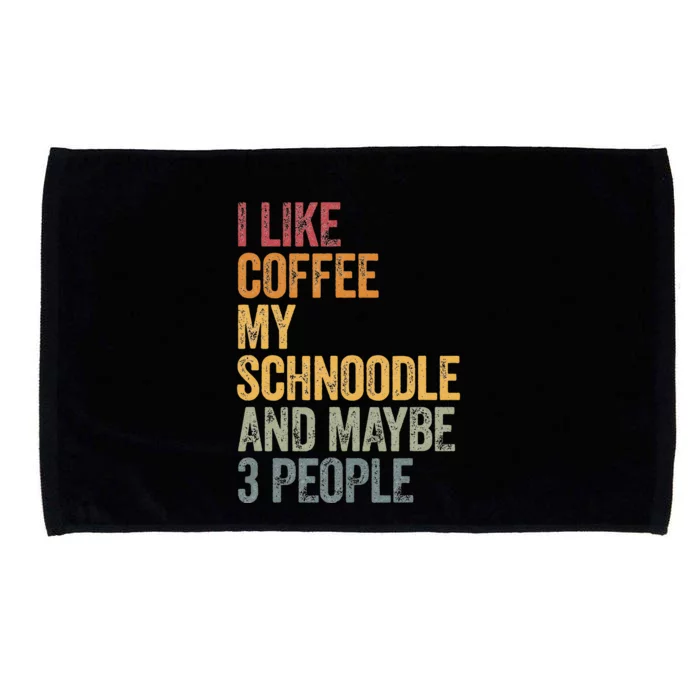 I like coffee my Schnoodle and maybe 3 people Vintage Microfiber Hand Towel