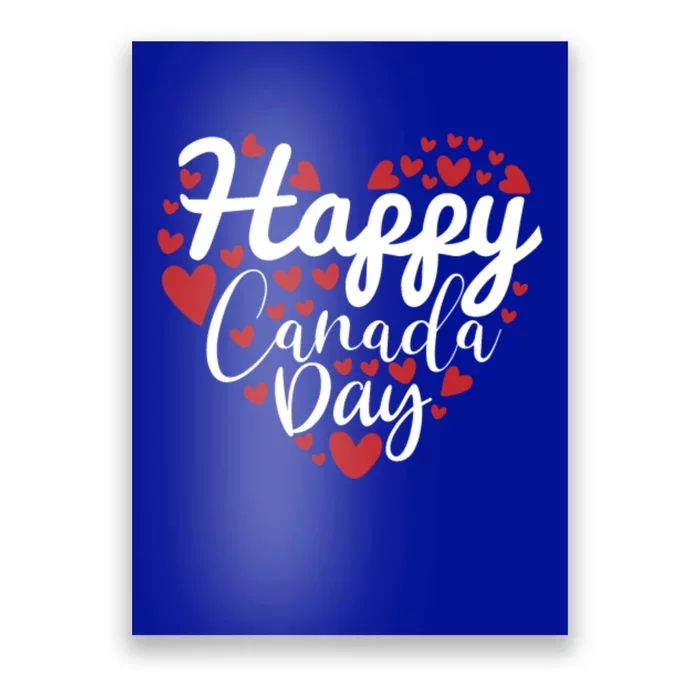 I Love Canada Happy Canada Day Gift Poster