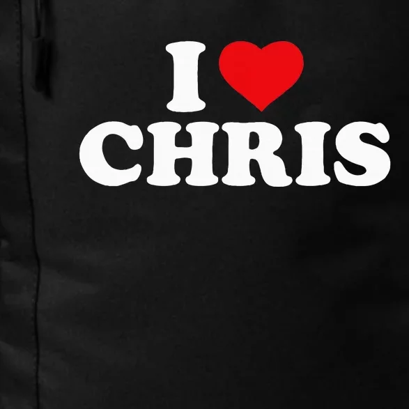 I Love Chris Daily Commute Backpack