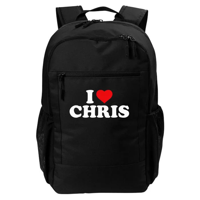 I Love Chris Daily Commute Backpack