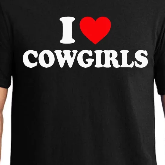 I Love Cowgirls I Heart Cowgirls Pajama Set