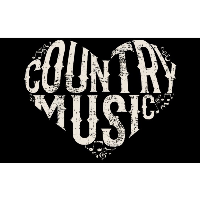 I Love Country Design Country Music Lover Gift Idea Bumper Sticker