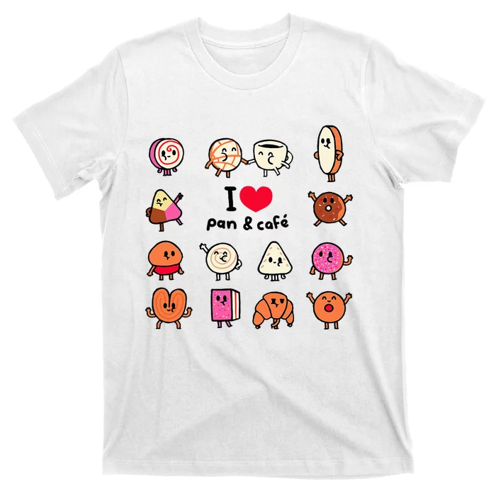 I Love Coffee I Love Coffee And Bread. T-Shirt