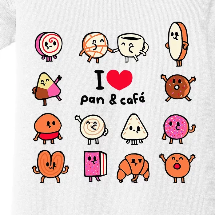 I Love Coffee I Love Coffee And Bread. Baby Bodysuit