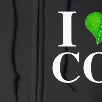 I Love Co2 Carbon Dioxide Climate Change Hoax Global Warming Full Zip Hoodie