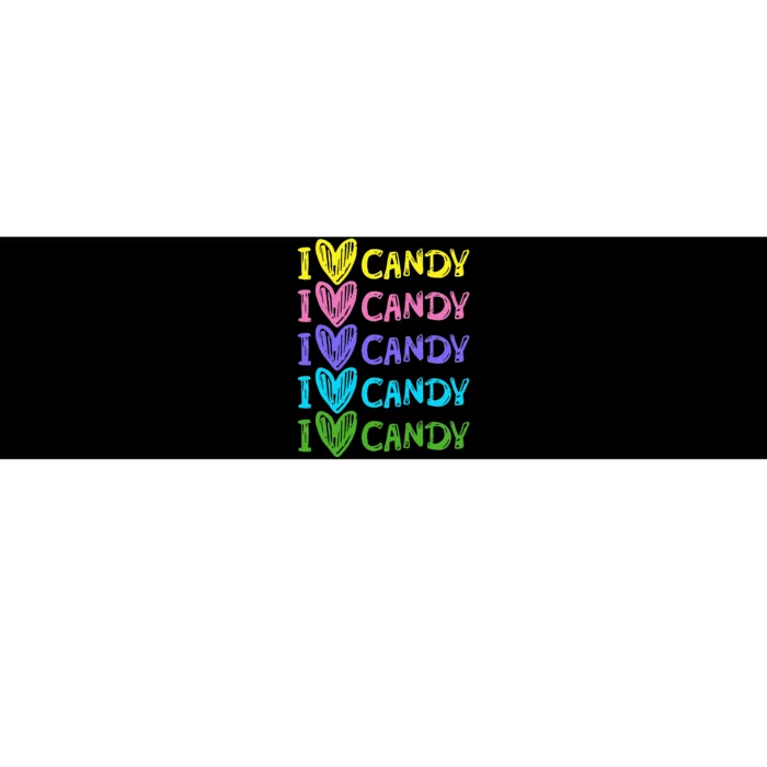 I Love Candy I Love Candy Sweets Lover Bumper Sticker