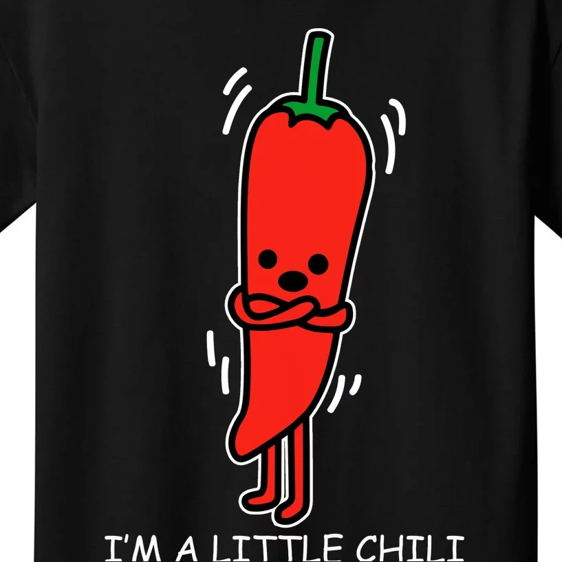 IM Little Chili Funny Saying Pepper Food Pun Kids T-Shirt