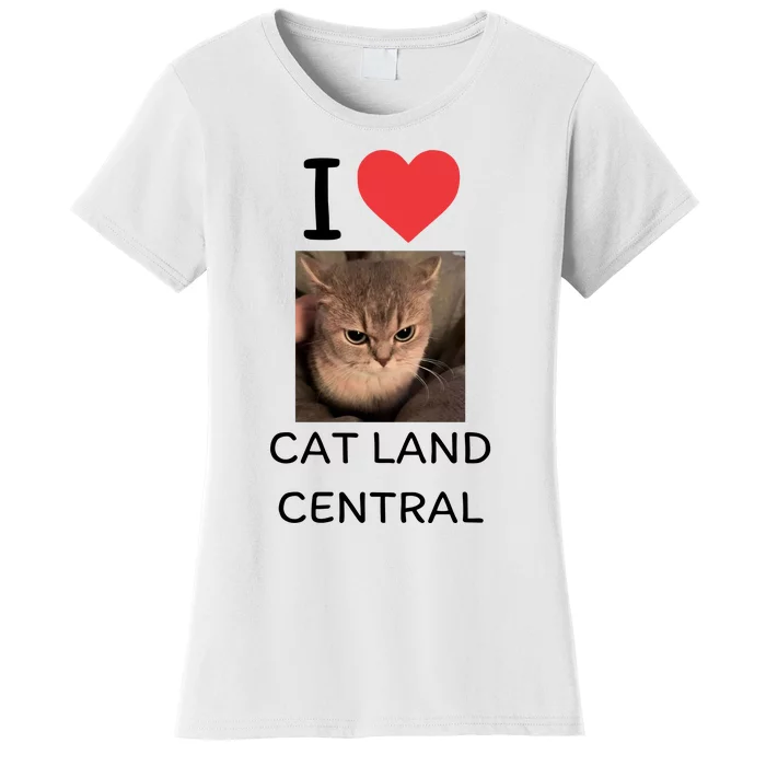 I Love Cat Land Central Women's T-Shirt