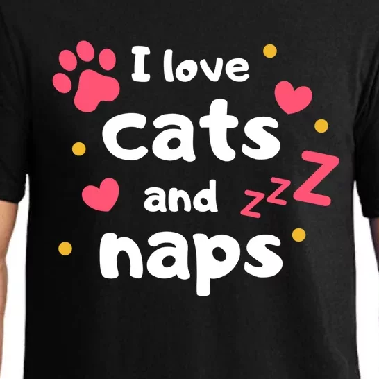 I Love Cats And Naps Pajama Set